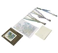 Lilas & Gold Collection mésanges compté Point de Croix Kit-12 X 16"