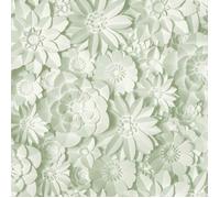 Dimensions Papier peint floral vert sauge World of Wallpaper WOW43755