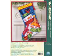 Dimensions Stocking Needlepoint Kit 16" Long-Freezin' Season Stitched Wool & Thread