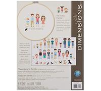 Dimensions Tout dans la Famille kit Point de Croix, 70-35332, Taille Unique