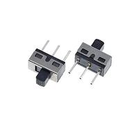 DIMENXONG Kit et Composants DIY Electronics 10pcs SS12D10 SS12D06 Basculer à Bascule 3pins Pieds Droits Poignée High 5mm Espacement de 4,7 mm 3A 250V SS12D10 Commutateurs d'alimentation SS12D10