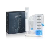DIMES Appareil de respiration et d'exercice pulmonaire - Entraîneur pulmonaire pour une meilleure capacité pulmonaire, mesure du volume de 5000 ml - Convient pour les enfants et les adultes - Idéal