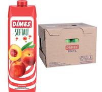 Dimes Jus de pêche 1000 ml x 12 pièces avec Pufai Grocery