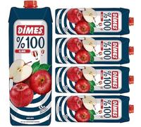 Dimes Lot de 5 jus de fruits au nectar de pomme 1000 ml