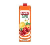 DIMES Nectar de Fruits Mélangés - 2 x 1 L, Saveur Mangue