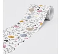 Dimex Autocollant Bordure Motif Enfants Frise Murale Frise Murale Sticker Mural Décoratif pour Murs, Meubles, Plafonds, Papier Peint Portes - Sur 5m x 0.15m par Rouleau