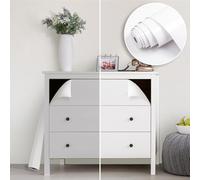 Dimex Film adhésif uni BRILLANT BLANC (opaque) pour meuble - Film décoratif - Film pour porte, cuisine, armoire, table | 65 cm x 1 m