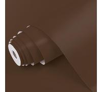 Dimex Film adhésif uni marron mat pour meubles - Film décoratif pour porte, cuisine, armoire, table - 45 cm x 1 m