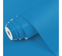 Dimex Film adhésif uni mat bleu clair - Film décoratif pour meubles - Film décoratif pour porte, cuisine, placard, table - 45 cm x 1 m