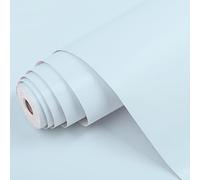 Dimex film adhésif uni mat bleu pastel - Décoratif pour meubles - Porte, cuisine, armoires et table - 45 cm x 1 m