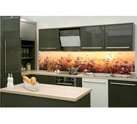 Dimex Film autocollant pour crédence de cuisine - Motif Blumenfeld - 260 x 60 cm - Film décoratif adhésif - Protection anti-éclaboussures pour la cuisine