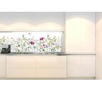 Dimex Film autocollant pour crédence de cuisine - Patchwork de fleurs - 180 x 60 cm - Film décoratif adhésif - Protection anti-éclaboussures pour la cuisine - Fabriqué en UE