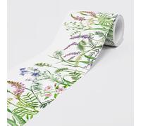 Dimex Frise adhésive FLEURS DE PRAIRIE - Frise murale pour papier peint - Tatouage mural décoratif pour murs, meubles, plafonds, papiers peints, portes - sur 5 m x 0,15 m par rouleau