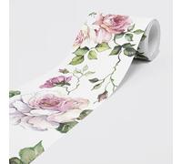 Dimex Frise adhésive ROSES - Bordure de papier peint, frise murale - Tatouage mural décoratif pour murs, meubles, plafonds, papiers peints, portes - sur 5 m x 0,15 m par rouleau