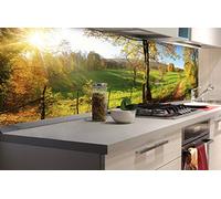 DIMEX Sticker crédence - Cuisine Prairie 180 x 60 cm | Mur Arrière de la Cuisine - Crédence adhésive