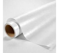 DIMEXACT - Covering Blanc Brillant pailleté pour Toutes Surfaces - Haute Finition - 152 cm x 1 m - en Rouleau