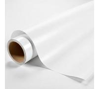 DIMEXACT - Covering Blanc Mat pour Surface Plane avec Colle Airflow - 122 cm x 5 m - en Rouleau