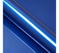 DIMEXACT - Covering Bleu Nuit Brillant métallisé pour Toutes Surfaces - Haute Finition - 152 cm x 1 m - en Rouleau