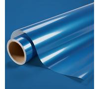 DIMEXACT - Covering Bleu Saphir Brillant pour Toutes Surfaces - Haute Finition - 152 cm x 0.5 m - en Rouleau