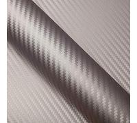 DIMEXACT - Covering Carbone Argent pour Surface Plane - 152 cm x 1.5 m - en Rouleau