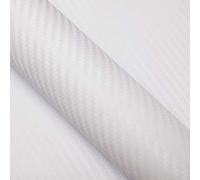DIMEXACT - Covering Carbone Blanc pour Surface Plane - 152 cm x 0.5 m - en Rouleau