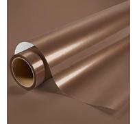 DIMEXACT - Covering Marron Chocolat Brillant pour Toutes Surfaces - Haute Finition - 152 cm x 0.5 m - en Rouleau