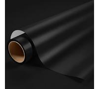 DIMEXACT - Covering Noir Mat pour Surface Plane avec Colle Airflow - 122 cm x 1.5 m - en Rouleau