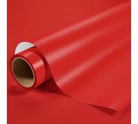 DIMEXACT - Covering Rouge foncé Mat pour Surface Plane avec Colle Airflow - 122 cm x 1 m - en Rouleau