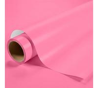 DIMEXACT - Covering Vinyle Rose Mat pour Surface Plane - 122 cm x 2.5 m - en Rouleau