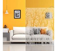 DIMEXACT - Film adhésif décoratif Arbre et Feuilles dépolis - 152 cm x 2 m - en Rouleau