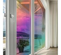 DIMEXACT - Film adhésif Transparent dichroïque - 138 cm x 10 m - en Rouleau