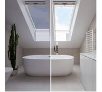 DIMEXACT - Film anti chaleur pour velux - alu foncé - 75 cm x 2 m - En Rouleau