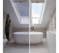 DIMEXACT - Film Anti Chaleur pour velux - alu foncé - 75 cm x 2 m - en Rouleau
