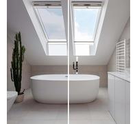 DIMEXACT - Film Anti Chaleur pour velux - Bleu Clair - 75 cm x 2 m - en Rouleau