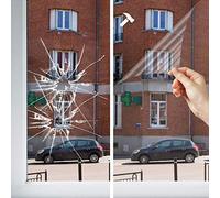 DIMEXACT - Film Anti effraction incolore pour Choc Depuis l'extérieur - 120 microns - 75 cm x 0.5 m - en Rouleau
