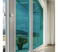 DIMEXACT - Film Couleur Bleu Turquoise Transparent - 152 cm x 0.5 m - en Rouleau