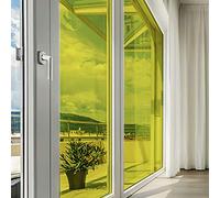 DIMEXACT - Film Couleur Jaune Citron Transparent - 152 cm x 5 m - en Rouleau