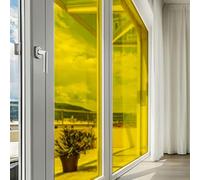DIMEXACT - Film Couleur Jaune Transparent - 123 cm x 0.5 m - en Rouleau