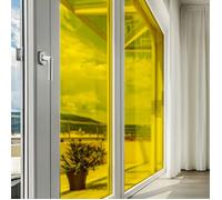 DIMEXACT - Film couleur jaune transparent - 61 cm x 0.5 m - En Rouleau