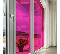 DIMEXACT - Film Couleur Rose Framboise Transparent - 61 cm x 0.5 m - en Rouleau