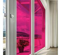 DIMEXACT - Film Couleur Rose Transparent - 152 cm x 0.5 m - en Rouleau