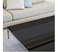 DIMEXACT - Film de protection pour table en verre noir transparent - 152 cm x 0.5 m - En Rouleau