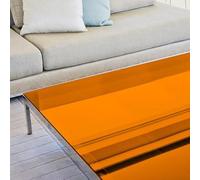 DIMEXACT - Film de Protection pour Table en Verre Orange Transparent - 152 cm x 2.5 m - en Rouleau
