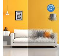 DIMEXACT - Film électrostatique décoratif Effet Gouttes d'eau - 92 cm x 0.5 m - en Rouleau