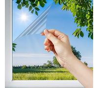 DIMEXACT - Film Solaire pour Double vitrage Bon compromis - Bleu Clair - 152 cm x 5 m - en Rouleau