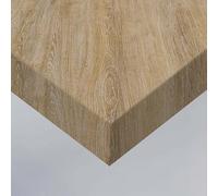 DIMEXACT - Papier adhésif Imitation chêne Brun Clair - 122 cm x 2.5 m - en Rouleau