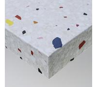 DIMEXACT - Papier Peint adhésif Effet terrazzo Beige - 122 cm x 0.5 m - en Rouleau