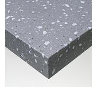 DIMEXACT - Papier Peint adhésif Effet terrazzo Gris - 122 cm x 1 m - en Rouleau