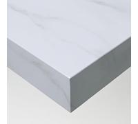 DIMEXACT - Rouleau adhésif Effet marbre Blanc Mat - 122 cm x 1.5 m - en Rouleau