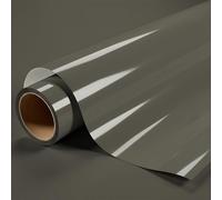 DIMEXACT - Vinyle Covering Gris Brillant pour Surface Plane avec Colle Airflow - 122 cm x 2.5 m - en Rouleau